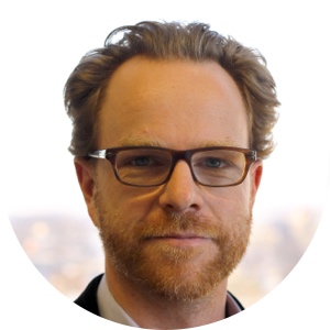 Circular portrait of Neil Middleton