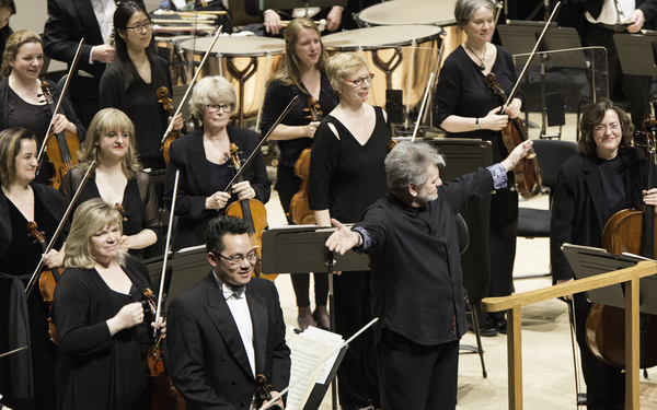 Symphony Nova Scotia standing for applause