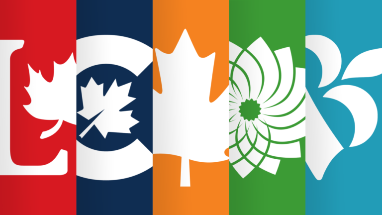 Top Three Political Parties In Canada