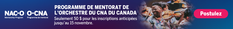 Publicité : 2026 Programme de mentorat de l’OCNA. 50 $ pour les inscriptions jusqu'au 15 novembre.